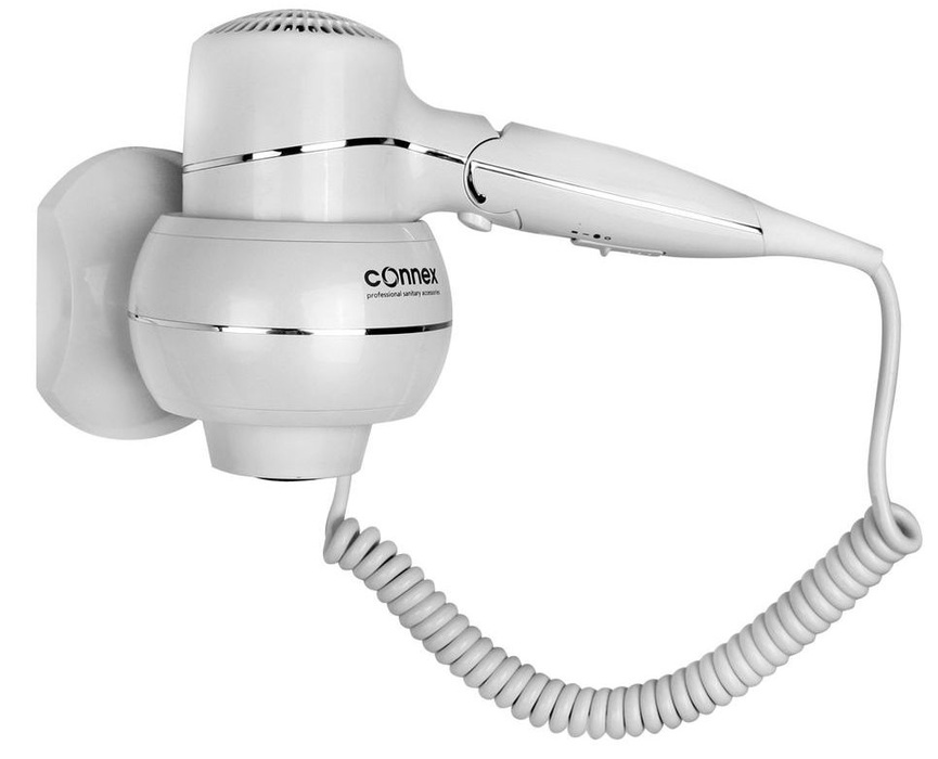 Фен настенный CONNEX WT-2000W1 CHROME LINIE