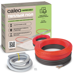 Нагревательный кабель 5 м2 Caleo Supercable 18W-40