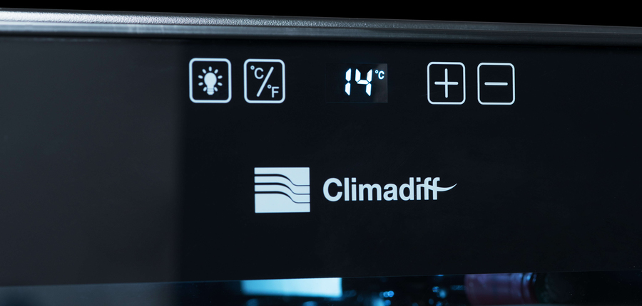 Отдельностоящий винный шкаф 12-21 бутылка Climadiff CC12