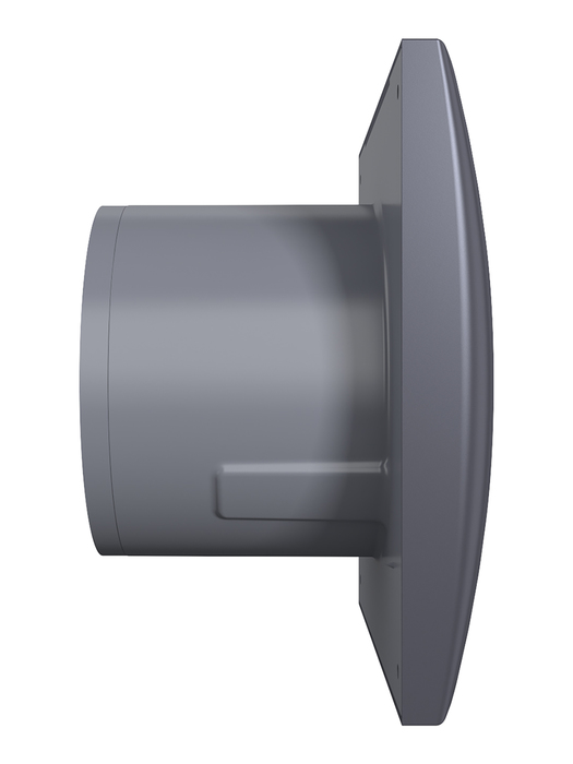 Вытяжка для ванной диаметр 100 мм DiCiTi AURA 4C dark gray metal