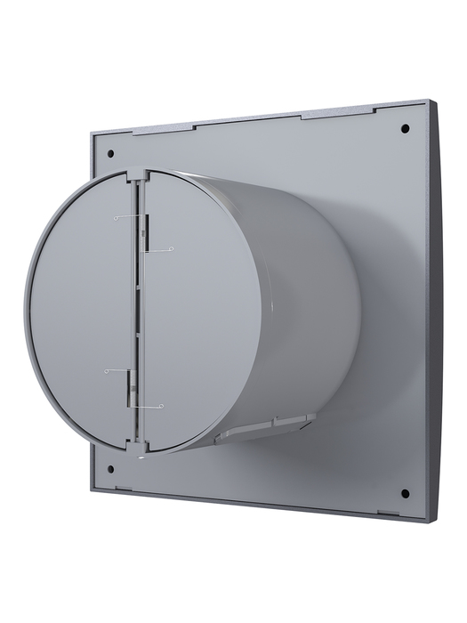 Вытяжка для ванной диаметр 100 мм DiCiTi AURA 4C dark gray metal
