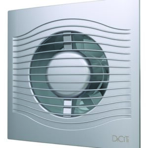 Вытяжка для ванной диаметр 100 мм DiCiTi SLIM 4C gray metal