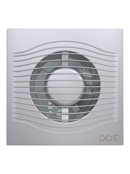 Вытяжка для ванной диаметр 125 мм DiCiTi SLIM 5C gray metal
