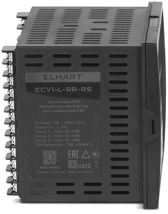 Терморегулятор ELHART ECV1-L-RR-RS