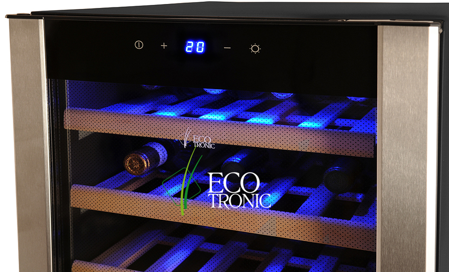 Отдельностоящий винный шкаф 22-50 бутылок Ecotronic WCM-38