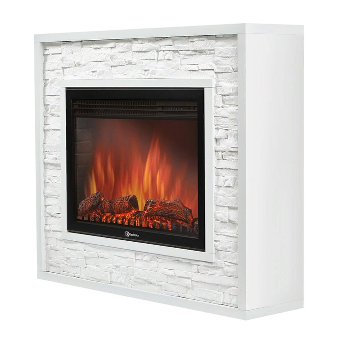 Широкий портал Firelight Loft 30 Белый сланец/Белая эмаль