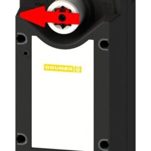 Электропривод Gruner 360-230-12-S2/8F12/RUS, с возвратной пружиной