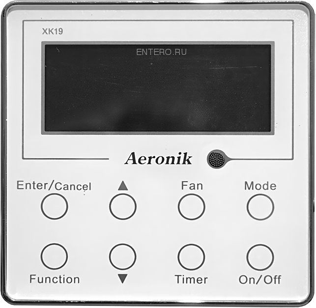 Кассетный фанкойл до 5 кВт Aeronik AFP 85 XD/B-T с панелью TB03 (4,5 кВт)