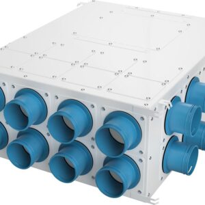 Коллектор AirDS двурядный шумопоглощающий H=275 мм, 75*24, белый