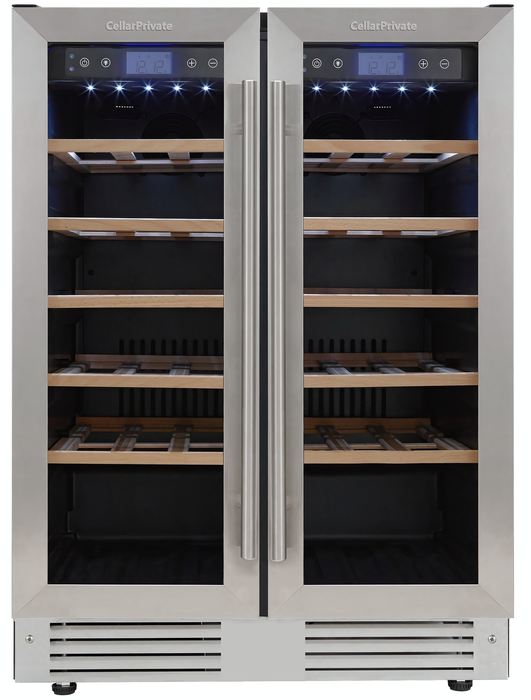 Встраиваемый винный шкаф 22-50 бутылок Cellar Private CP042-2T