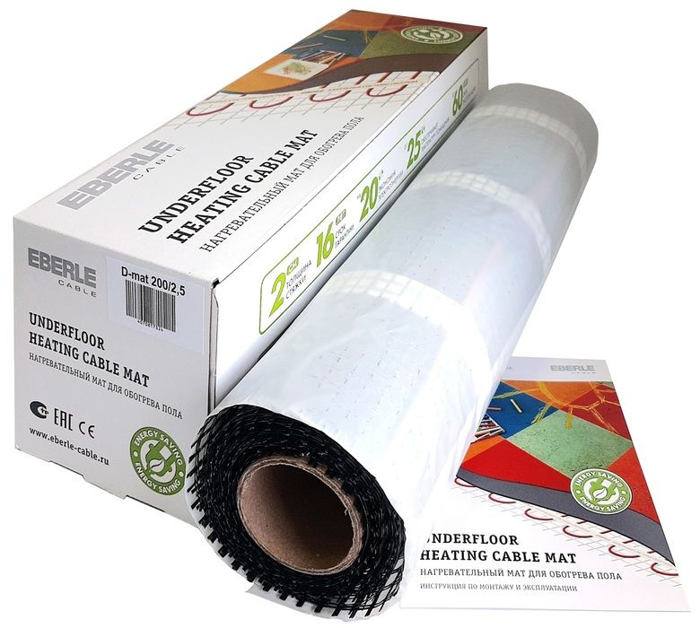 Нагревательный мат 7 м2 Eberle cable D-mat 200/7.0 - 1400