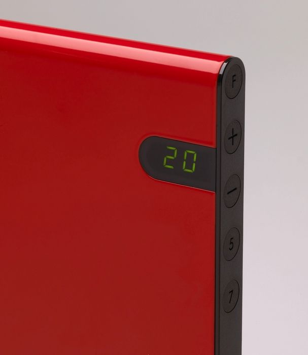 Конвектор электрический Glamox H30 370мм/600Вт/IP20 красный