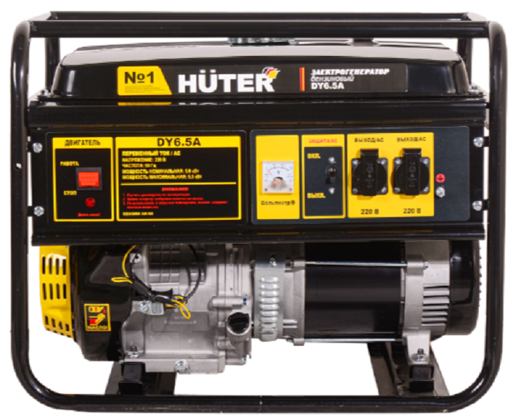Бензиновый генератор Huter DY6.5A