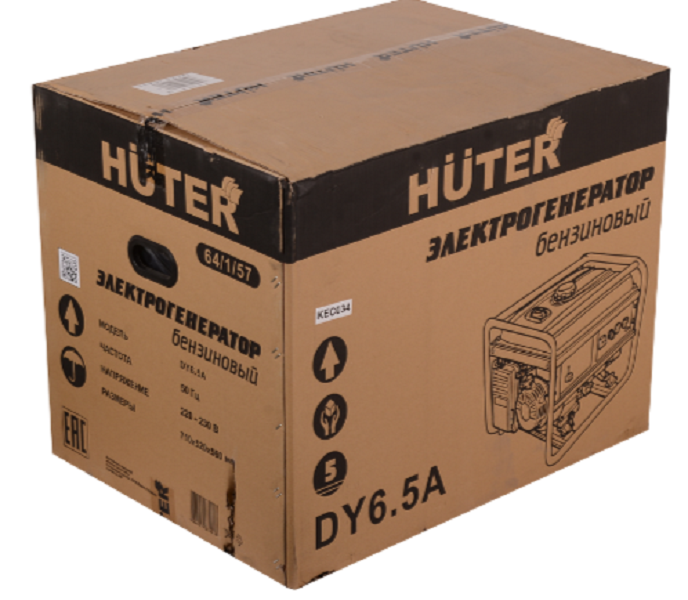 Бензиновый генератор Huter DY6.5A