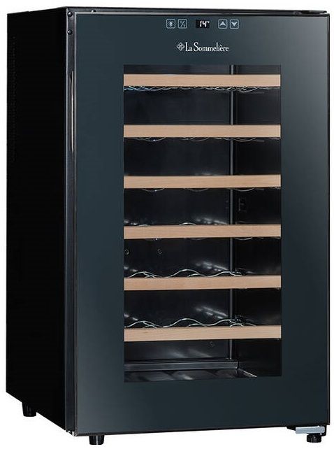 Отдельностоящий винный шкаф 22-50 бутылок LaSommeliere LS38BLACK