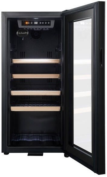 Отдельностоящий винный шкаф 22-50 бутылок LaSommeliere LS38BLACK