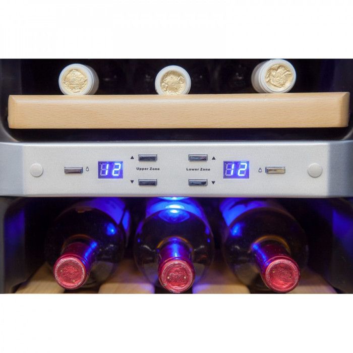 Отдельностоящий винный шкаф 12-21 бутылка MEYVEL MV12-SF2 (easy)