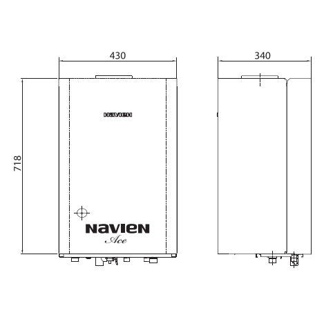 Настенный газовый котел Navien NGB150-16A