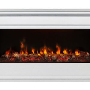 Линейный электрокамин Real-Flame ISLANDIA CST1000 WT-511 с очагом 3D CASSETTE 1000