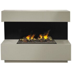 Линейный электрокамин Real-Flame Modern CST 630 WT-P511 с очагом 3D CASSETTE 630 Black Panel