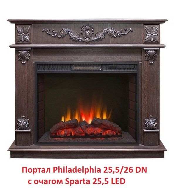 Широкий портал Real-Flame Philadelphia 25,5/26 DN-F817