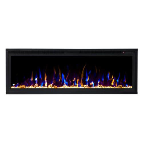 Линейный электрокамин Real-Flame Houston 50 WT-P551 с очагом Onyx 50