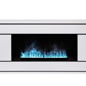 Электрокамин с широким очагом 3D Real-Flame VEGA CST1000 GR-P718 с очагом 3D CASSETTE 1000 LED RGB