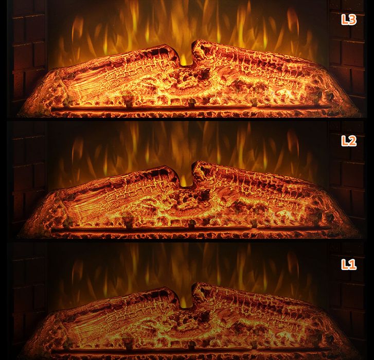 Широкий очаг 2D Royal Flame Emerald 28 RF