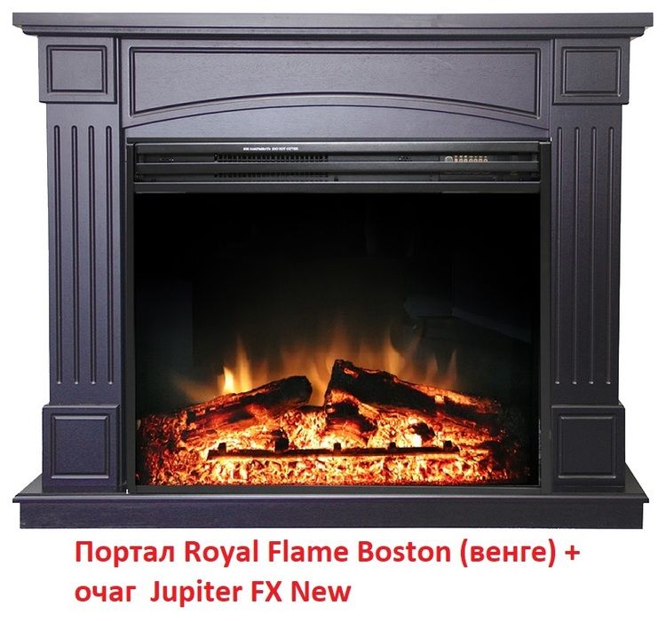 Мини-камин (очаг) электрический черный Royal Flame Jupiter FX New