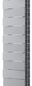 Биметаллический радиатор Royal Thermo PianoForte Tower 200 Silver Satin - 22 секц.