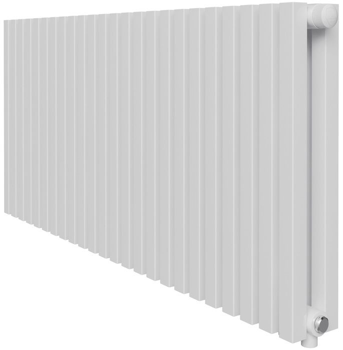 Радиатор отопления Royal Thermo Shift Q30 C2050 - 24 секц. RAL9016, боковое 1/2