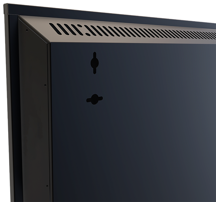 STOUT BLACK STONE SCT 60*60 черный гранит / черный корпус