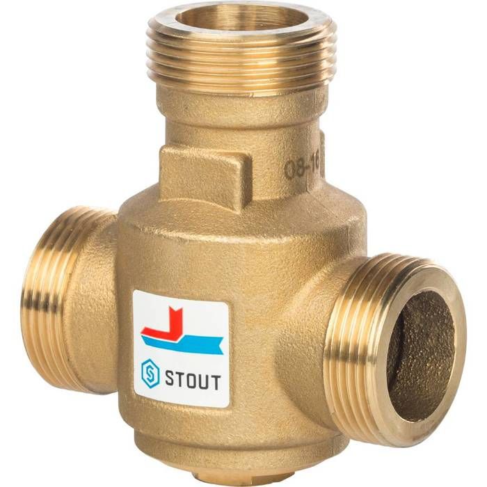 Смесительный клапан STOUT 3/4 KVs 6 м3/ч