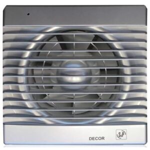 Вытяжка для ванной диаметр 120 мм Soler & Palau Decor 200C SILVER