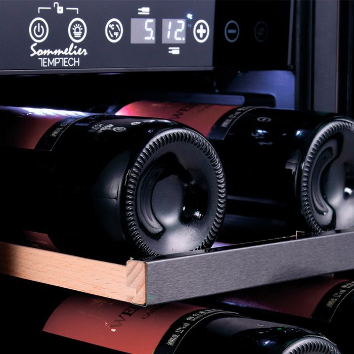 Отдельностоящий винный шкаф 12-21 бутылка Temptech SOMX30DRB-24