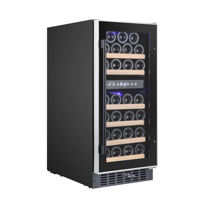 Встраиваемый винный шкаф 22-50 бутылок Temptech WPQ38SCB