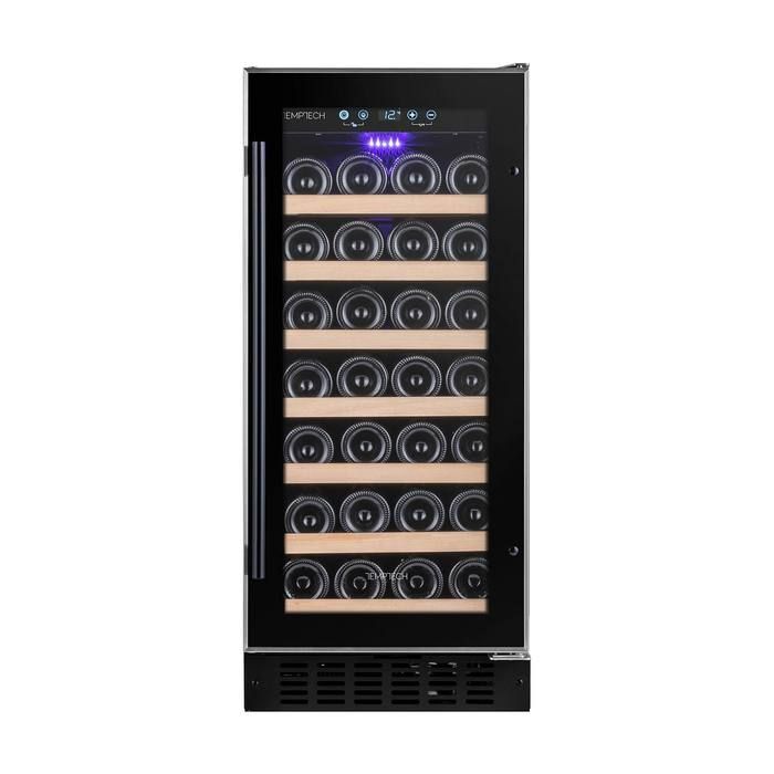 Встраиваемый винный шкаф 22-50 бутылок Temptech WPQ38SCB