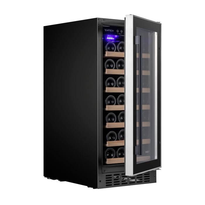 Встраиваемый винный шкаф 22-50 бутылок Temptech WPQ38SCB