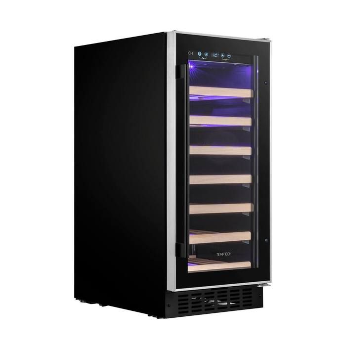 Встраиваемый винный шкаф 22-50 бутылок Temptech WPQ38SCB