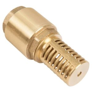 Обратный клапан Unipump 1" с сеткой (сетка-латунь, толк.-латунь)
