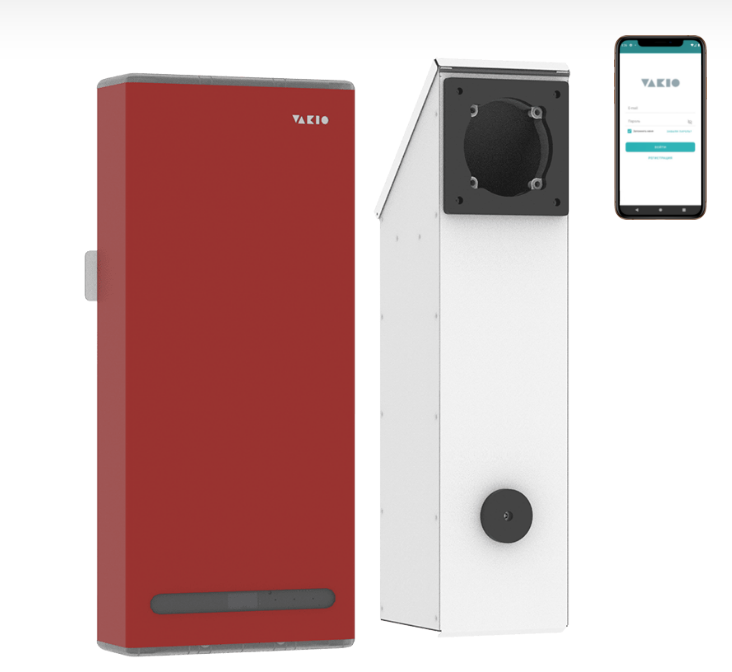 Бытовая приточно-вытяжная вентиляционная установка Vakio WINDOW SMART Серый космос