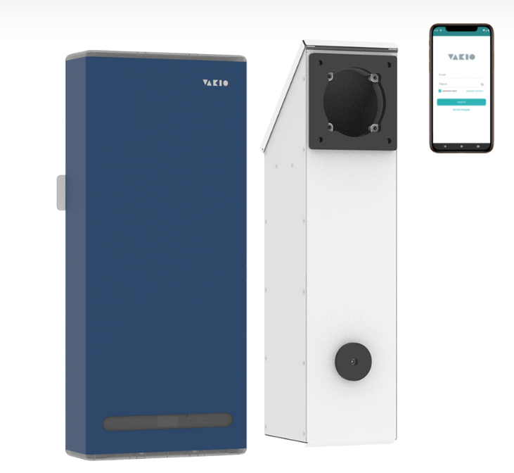 Бытовая приточно-вытяжная вентиляционная установка Vakio WINDOW SMART Серый космос