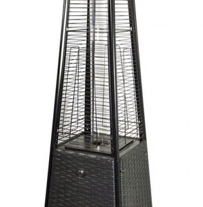 Газовый уличный обогреватель мощностью 13-14 кВт WWT 13I Rotang Black