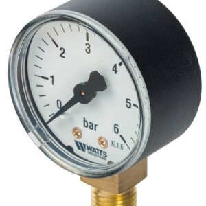 Манометр радиальный Watts F+R200 (MDR) 100/ 6x1/2"