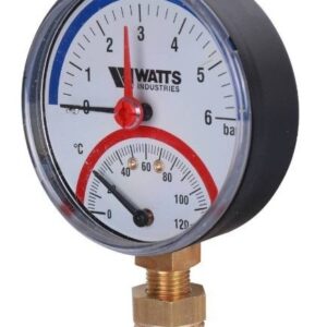 Термоманометр радиальный Watts FR 828(TMRA) 6 бар