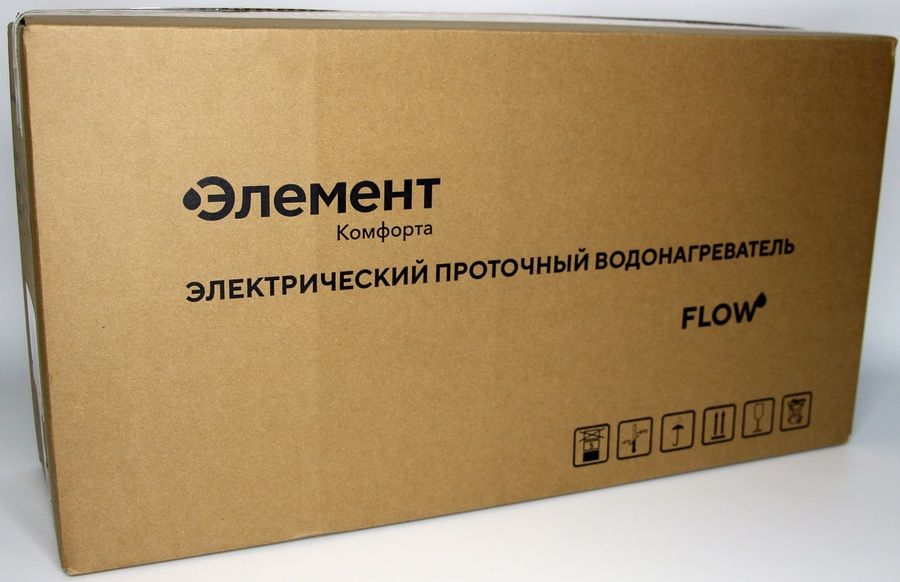 Электрический проточный водонагреватель 12 кВт Элемент Комфорта Flow 12кВт - 3ф