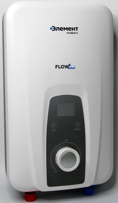 Электрический проточный водонагреватель 5 кВт Элемент Комфорта Flow mini 5,5кВт - 1ф