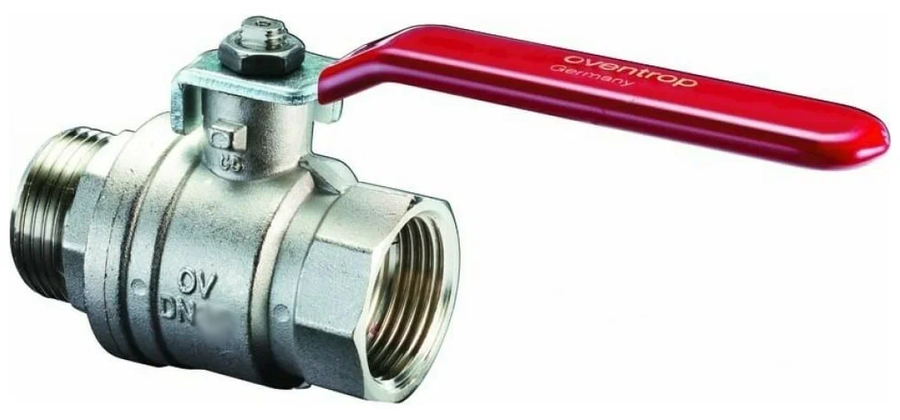 Oventrop Optibal, DN-32, 1 1/4", НВ, PN, бар-16, ручка-рычаг