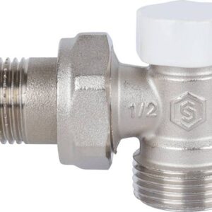 STOUT Клапан запорно-балансировочный угловой (SVL-1166-000015)