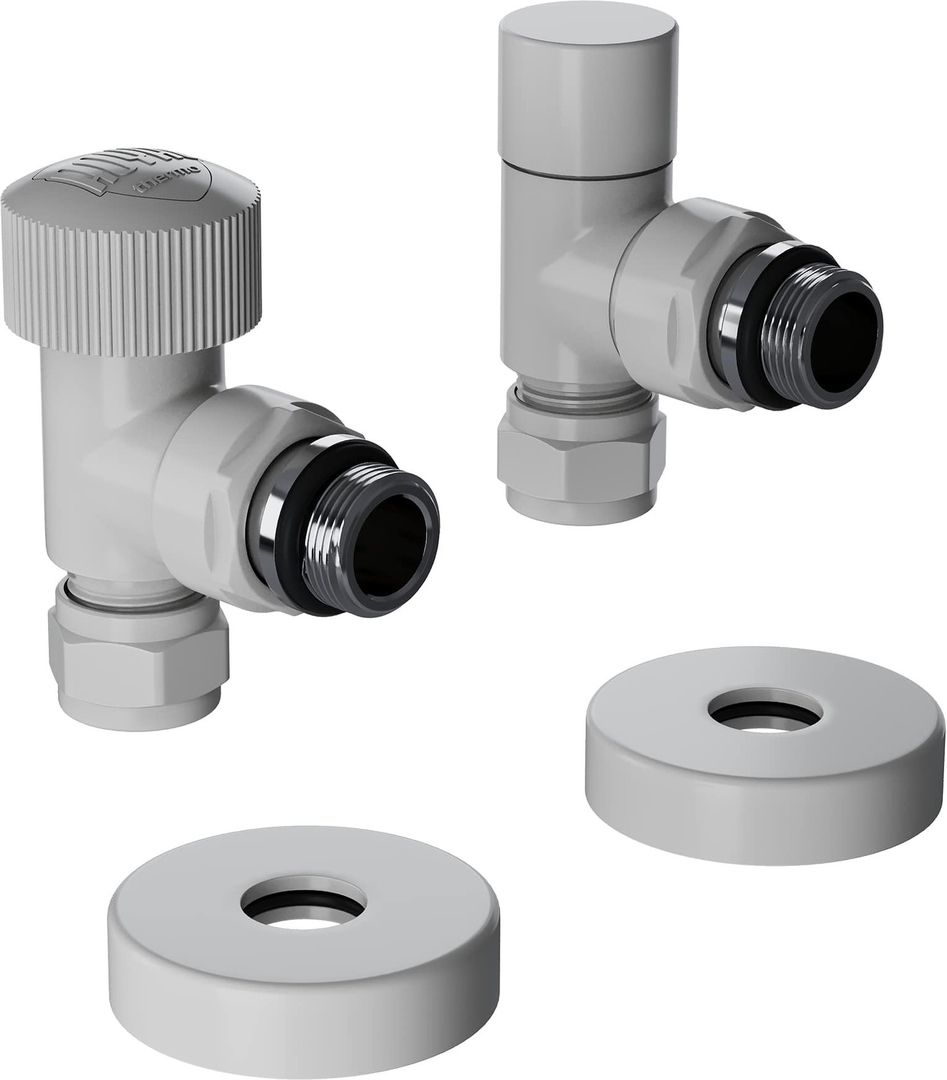Royal Thermo DESIGN PRO угловой М30х1,5 1/2" (белый)